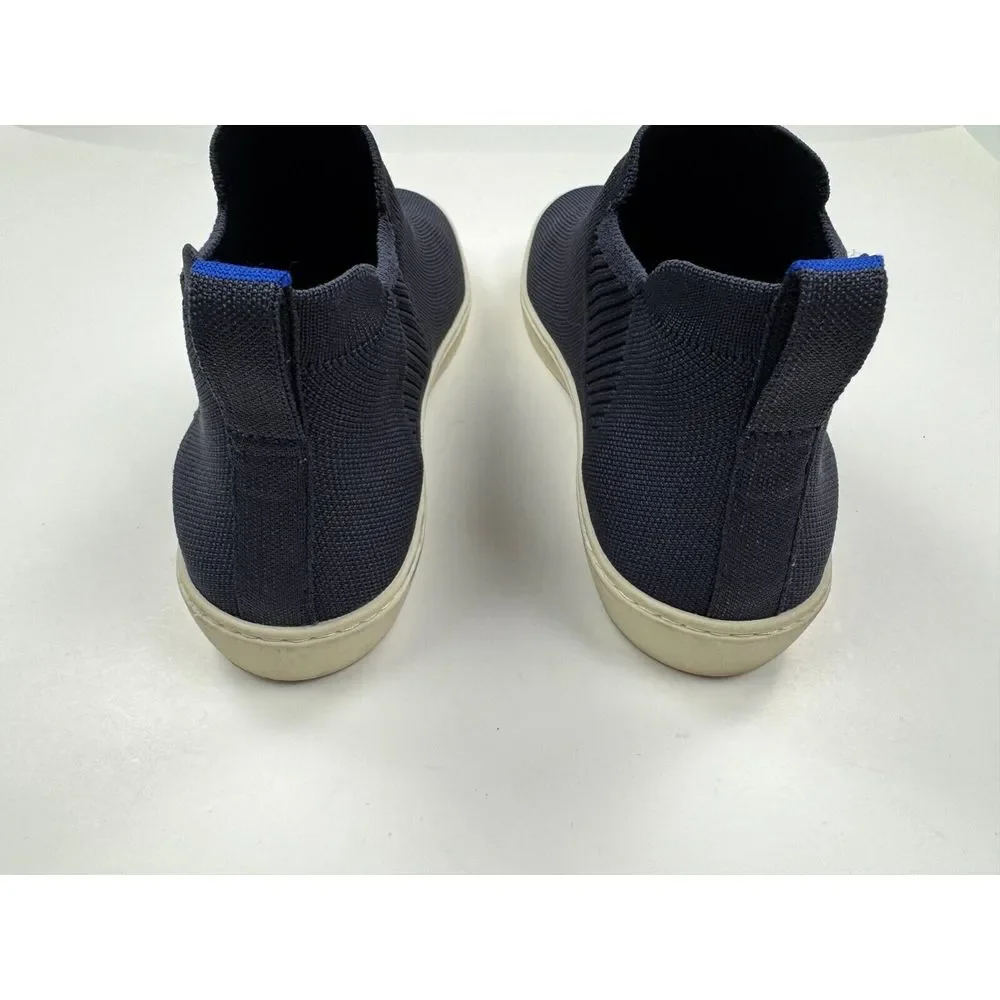 Rothy's Chelsea Boots Women 11 $145 Knit Comfort Washable Sneaker Round Toe Navy